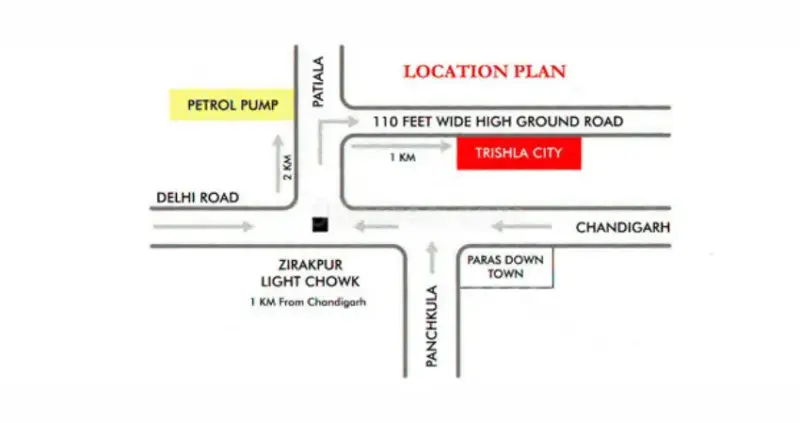 Trishla Avalon Homes Zirakpur: 3BHK High-Rise Apartments in Zirakpur | Top Residential Projects in Zirakpur