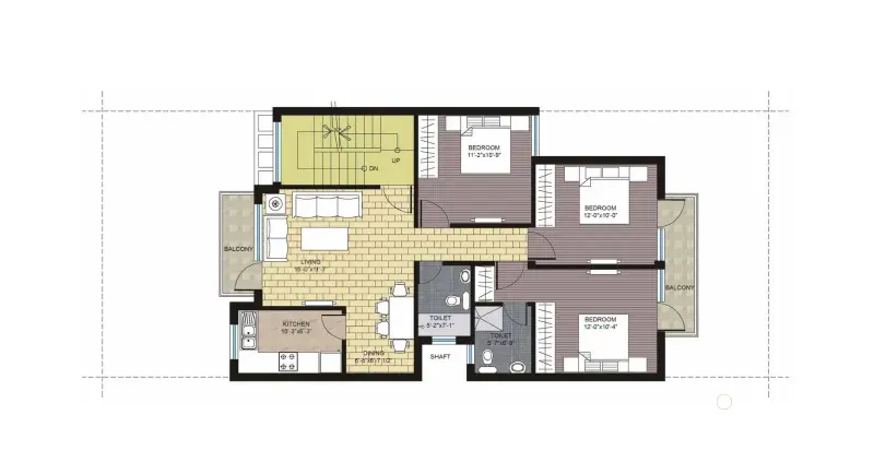 Unitech Unihomes Sector 107 Mohali: Luxury 3BHK Residences in Gated Community | Best Residential Projects in Mohali