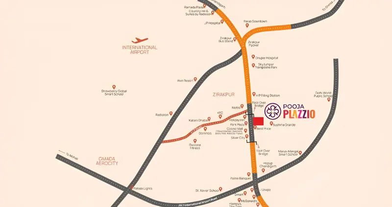 V R Pooja Palazzio Zirakpur: Best Residential Plots & Commercial Projects in Zirakpur | High-Rise Apartments