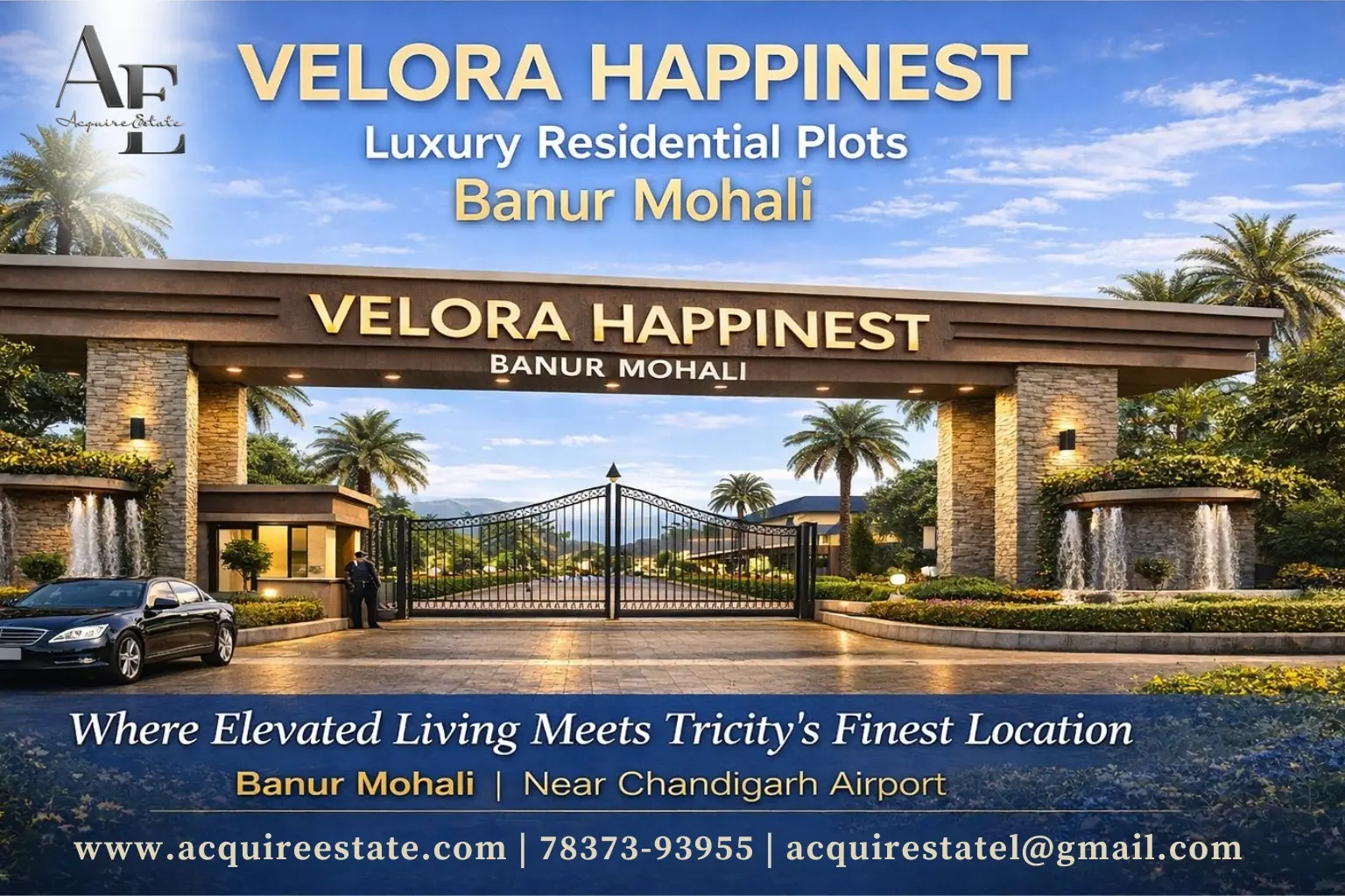 Luxury Residential Plots in Banur Mohali | Gated Community Living at Velora Happinest