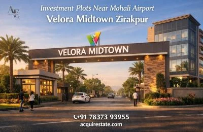 Investment Plots Near Mohali Airport – Velora Midtown Zirakpur Residential Plot Project