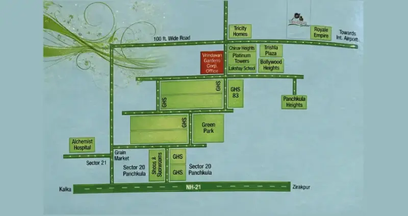 Vrindavan Gardens Panchkula: Best Residential Apartments in Sector 20 | Real Estate Projects in Panchkula