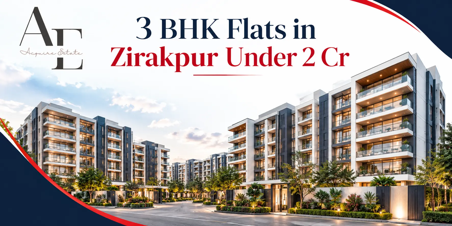 3 BHK Flats in Zirakpur Under 2 Cr: Best Projects