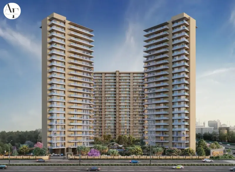 Atulyam The Bliss Mohali luxury high-rise towers evening exterior view
