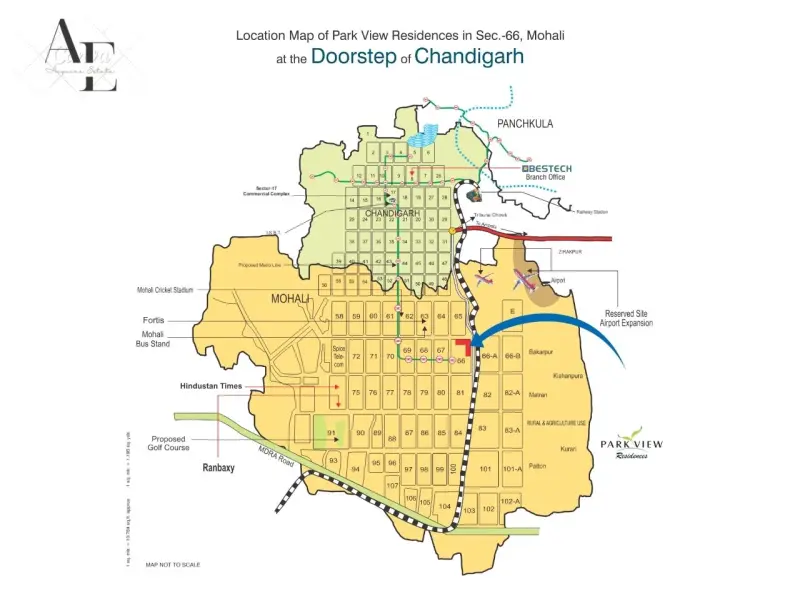 Bestech Park View Residences Sector 66 Mohali | Luxury 2-3 BHK Residential Apartments in Mohali