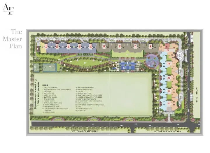 Beverly Golf Avenue Sector 65 Mohali | 3 & 4 BHK Luxury Apartments | Best Residential Projects in Mohali | RERA Approved