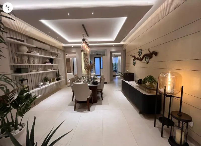 Dining Gulnaar Serene 3 BHK flats in Zirakpur