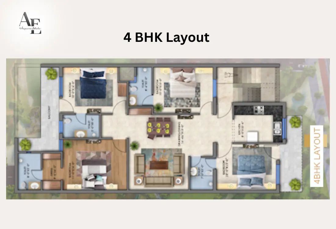 DreamHomes-Acquirestate-4BHKLayout