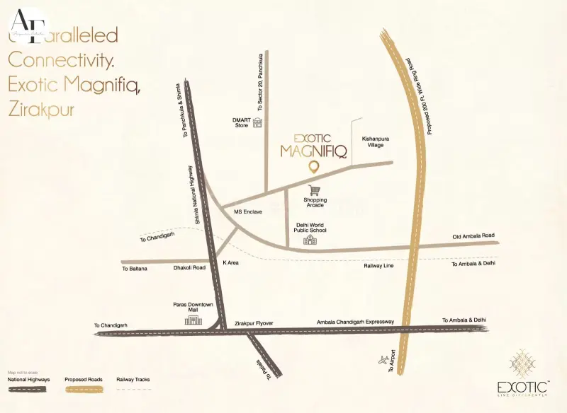 Exotic Magnifiq Kishanpura Zirakpur | Luxury 4 BHK High-Rise Apartments in Top Zirakpur Residential Projects