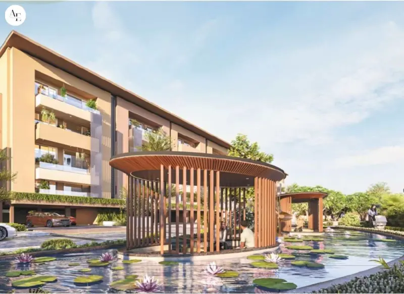 Fountain Gulnaar Serene flats in Zirakpur