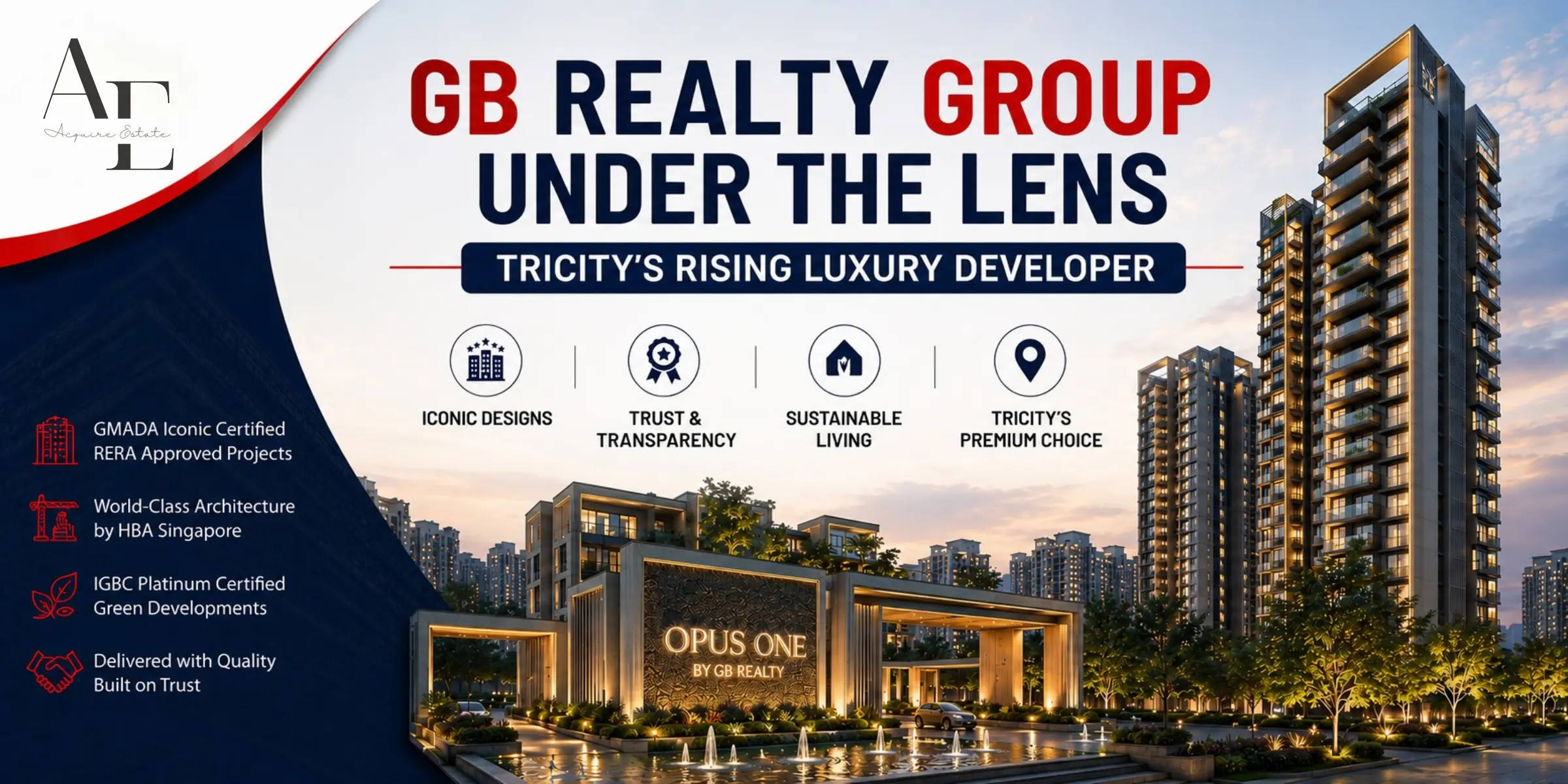 GB Realty Group Under the Lens - Tricity's Rising Luxury Developer