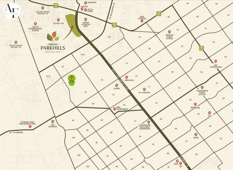 Gillco Parkhills - 2BHK, 3BHK, 4BHK Luxury Flats & Apartments