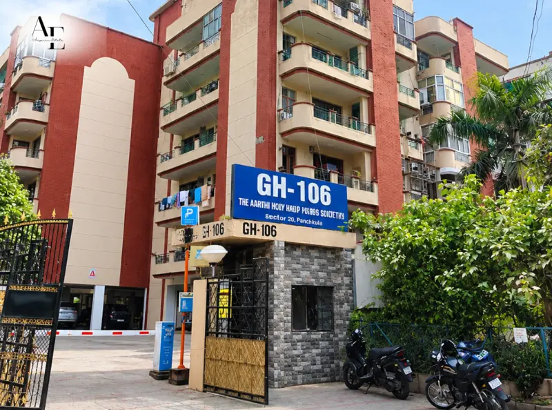 Front Gate of GH-106 Group Housing Society, Panchkula
