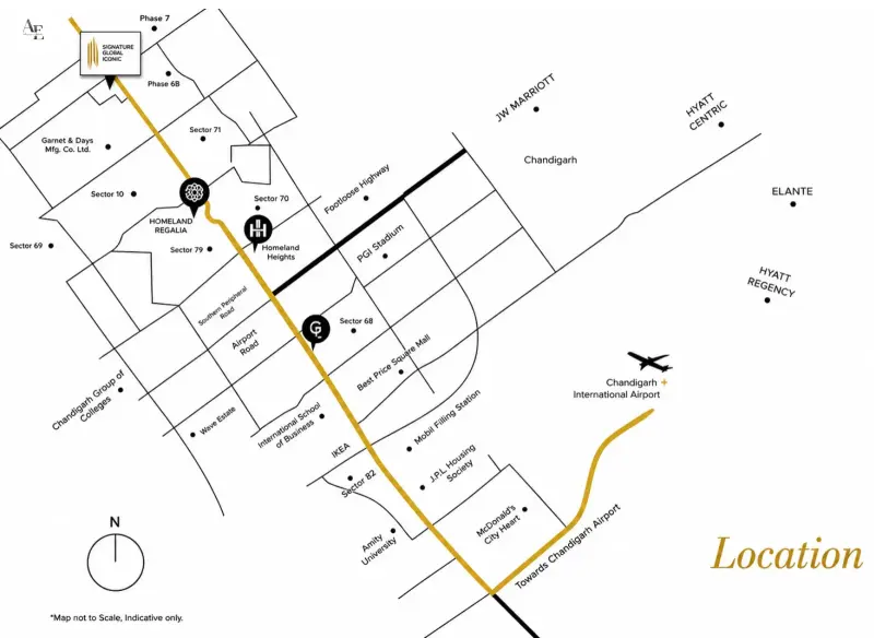 Homeland Global Park Location sector 75