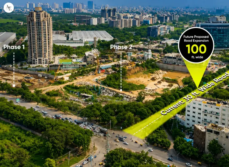 Homeland Global Park Sector 75 Mohali project entrance view