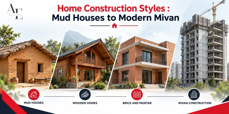 Home Construction Styles: Mud Houses to Modern Mivan