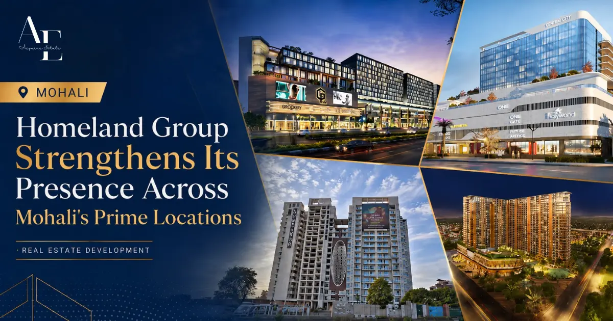 Homeland Group Strengthens Its Presence Across Mohali's Prime Locations