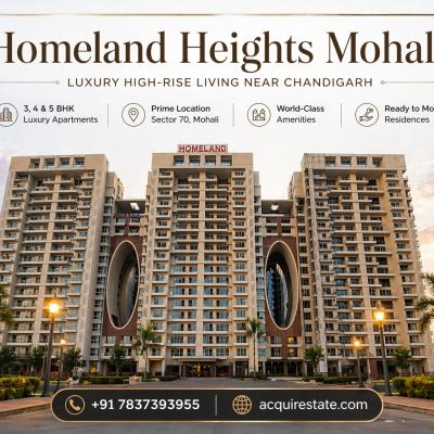Homeland Heights Sector 70 Mohali: The Luxury High-Rise That Redefined Tricity Living