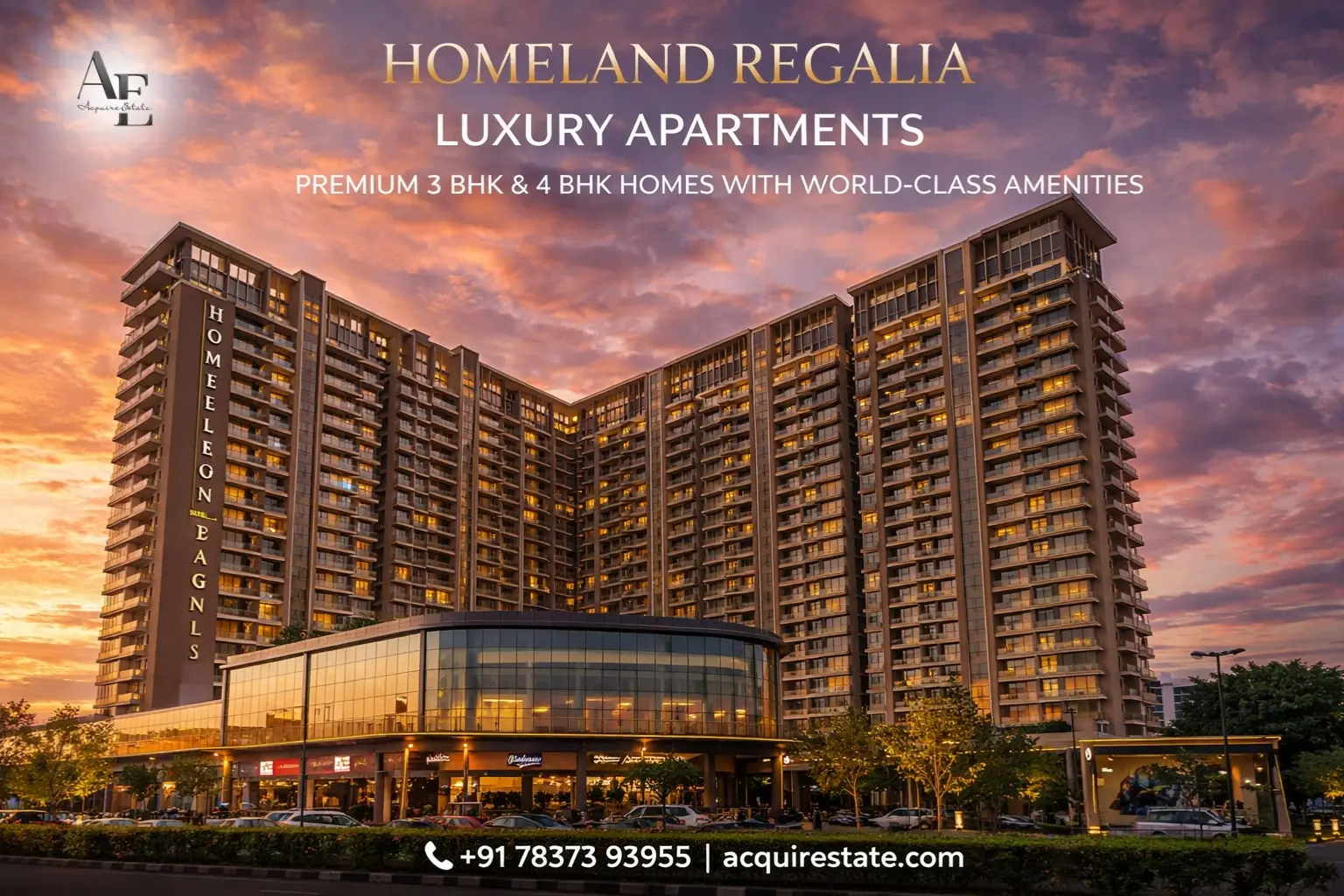 Homeland Regalia Luxury Apartments – High ROI Property Investment in Premium Location