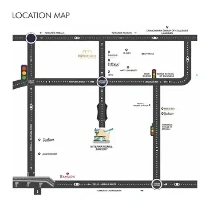 Amari Vintage Arch Mohali | Luxury 3 BHK Independent Floors in GMADA Aerocity | Upcoming Residential Projects in Mohali