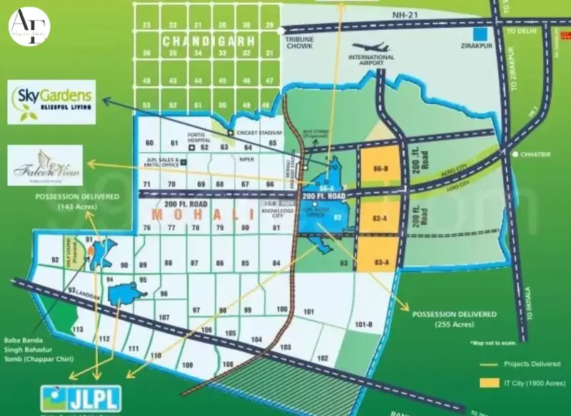 JLPL Sky Gardens Sector 66A Mohali: Affordable Luxury 2 BHK Apartments | Best Real Estate in Mohali Near Airport