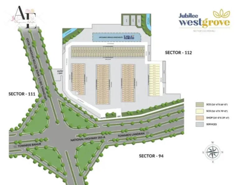 Jubilee Westgrove Sector 112 Mohali: Upcoming Commercial Projects in Mohali, Mohali Commercial Property for Sale