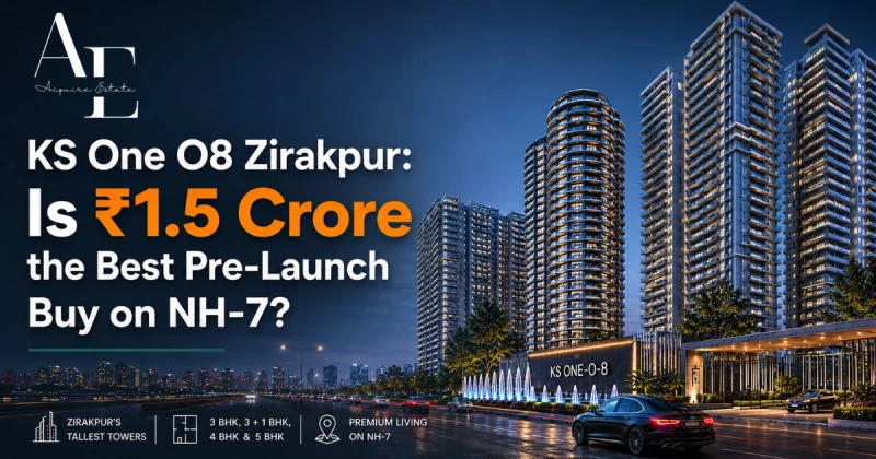 KS One O8 Zirakpur: Is ₹1.5 Crore the Best Pre-Launch Buy on NH-7?