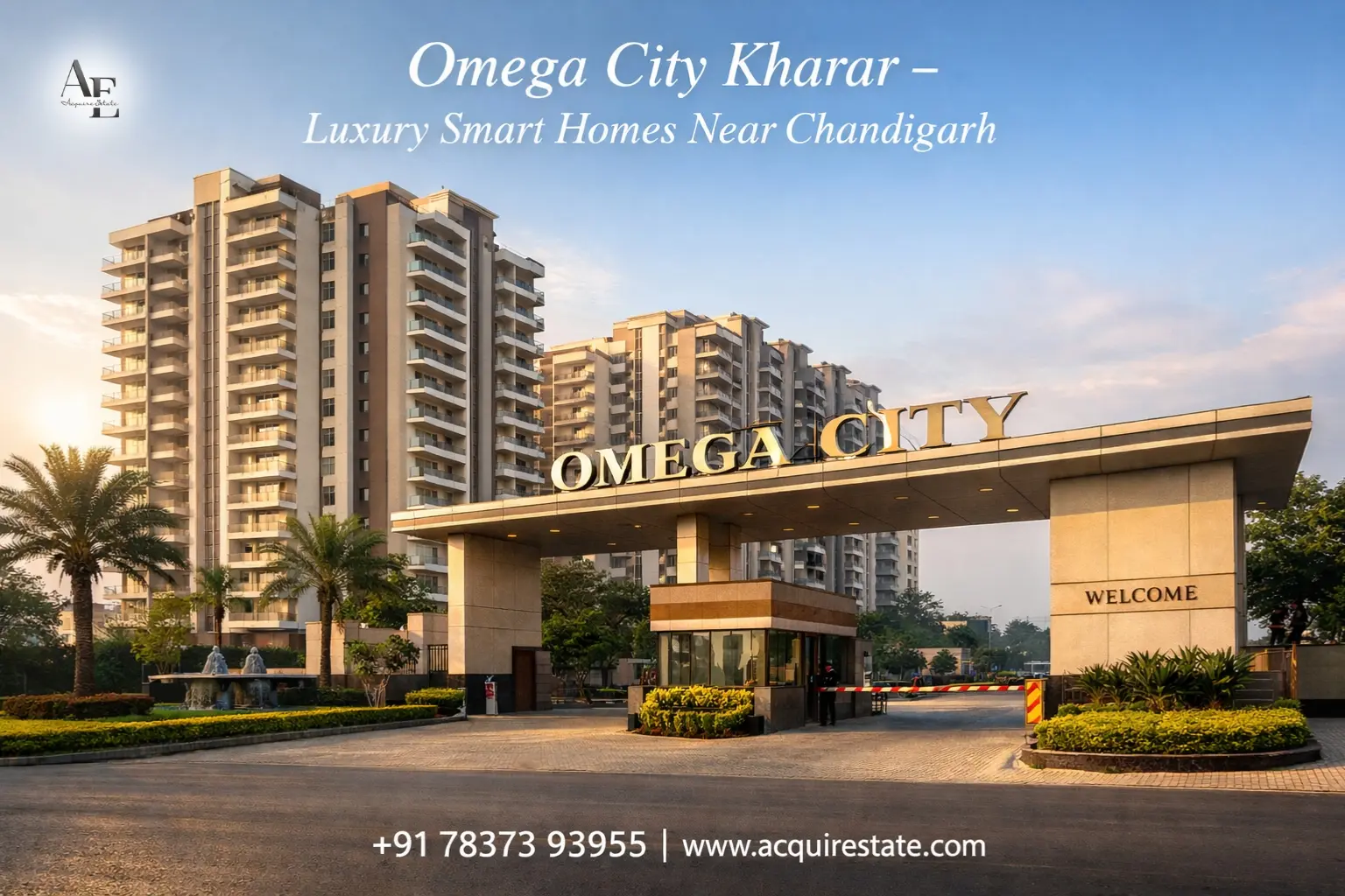 Omega City – Luxury Smart Homes Near Chandigarh | Gated Township Living on NH-5 Kharar