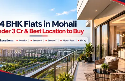 4 BHK Flats in Mohali Under 3 Cr & Best Location to Buy