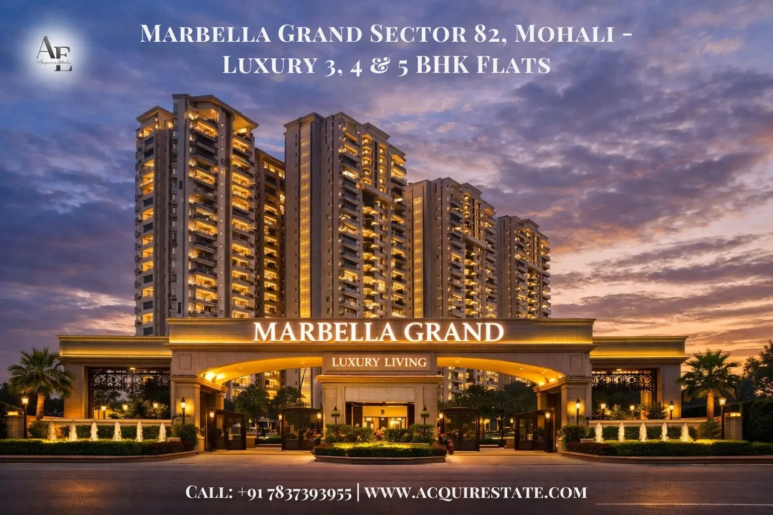 Luxury Flats in Mohali: Marbella Grand Sector 82 Price, Location & ROI