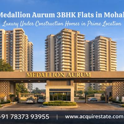 Medallion Aurum 3BHK Flats in Mohali – Under Construction Luxury Homes in Prime Location