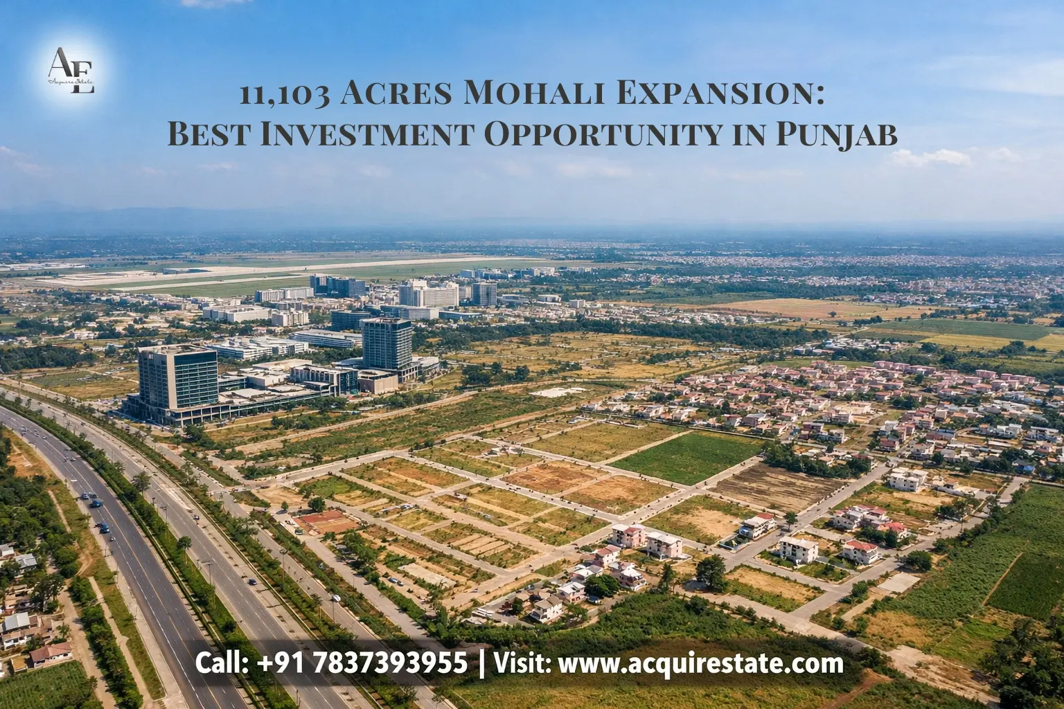 11,103 Acres Mohali Expansion: Best Investment Opportunity Punjab