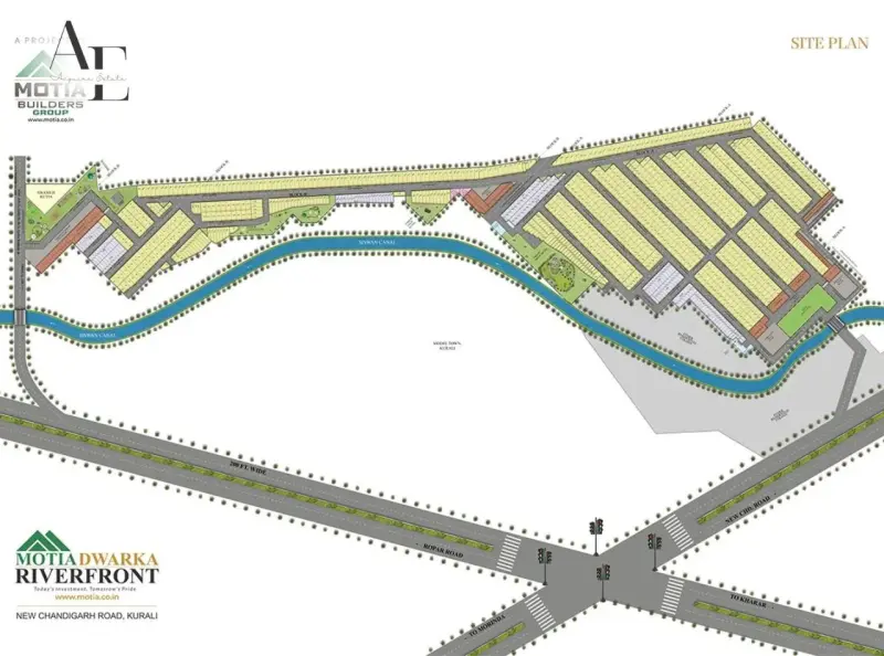 Motia Dwarka Riverfront, Premium | Residential plots