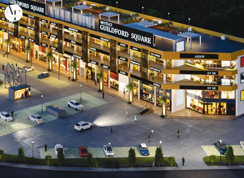 Motiaz Guildford Square Zirakpur | Premium Commercial Showrooms & Offices on PR7 Airport Road