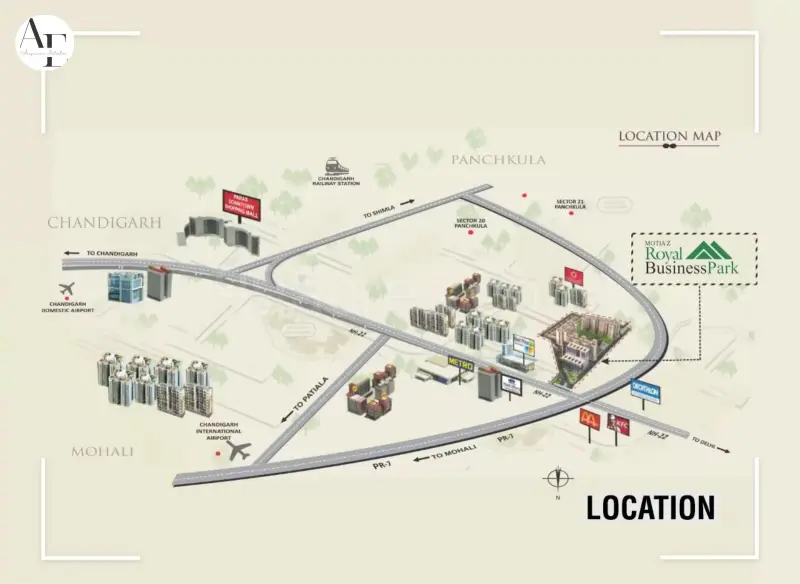 Motiaz Royal Business Park Zirakpur Offices