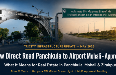 New Mohali Airport Road Approved 2026 | Tricity Real Estate Impact