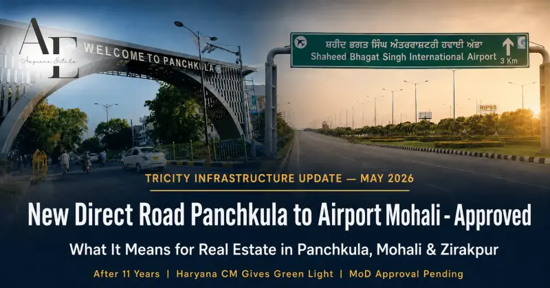 New Mohali Airport Road Approved 2026 | Tricity Real Estate Impact