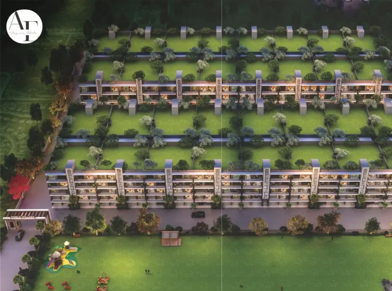 Aerial view of Noble Willasa luxury residential development