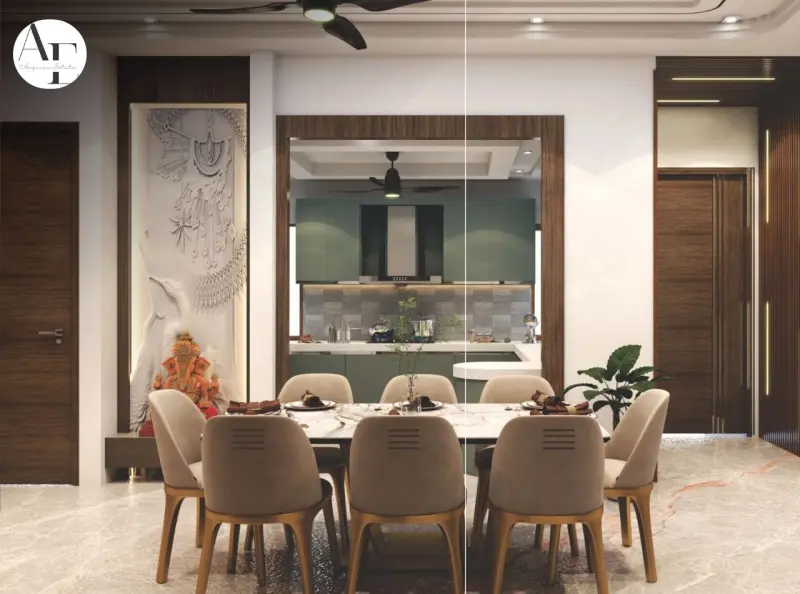 Elegant dining area inside a Noble Willasa residence