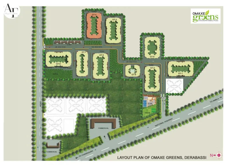 Omaxe Greens Dera Bassi | 2 & 3 BHK Flats