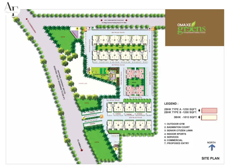 Omaxe Greens 2 Derabassi | Affordable G+4 & Villa Independent Floors in New Chandigarh Residential Projects