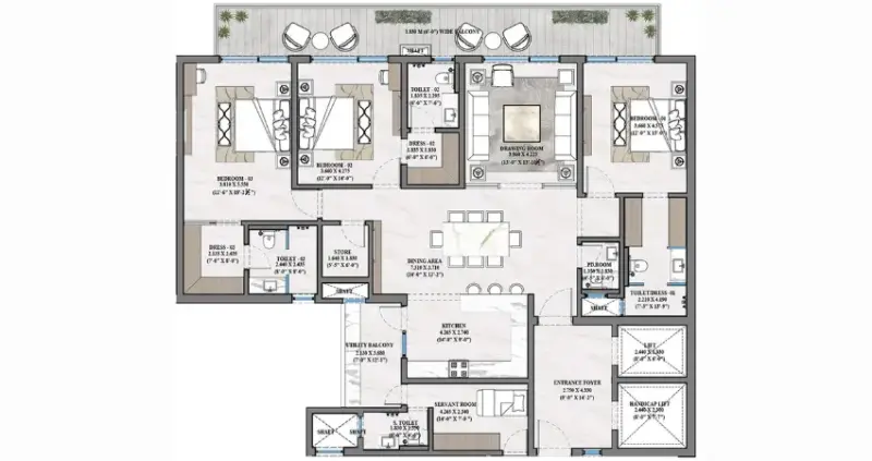 Opus One New Chandigarh Mohali: Luxury 3/4/5 BHK High-Rise Apartments in Mohali | Best Residential Projects in Mohali