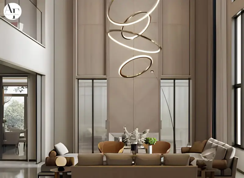 Spacious living room in Pavitra Luxury Residences 3 BHK flat