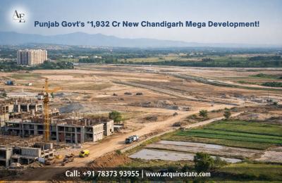 Punjab Govt Mega Development in New Chandigarh: Land Rates Jump to ₹8 Cr/Acre | Best Investment Opportunity 2026