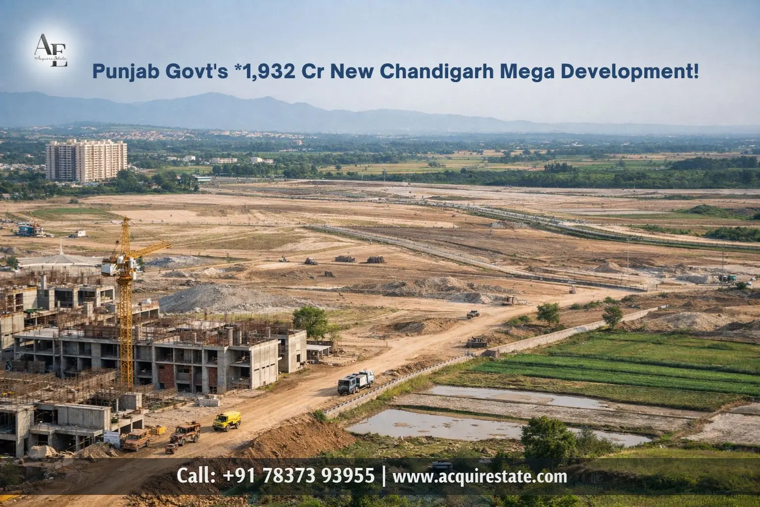 Punjab Govt Mega Development in New Chandigarh: Land Rates Jump to ₹8 Cr/Acre | Best Investment Opportunity 2026