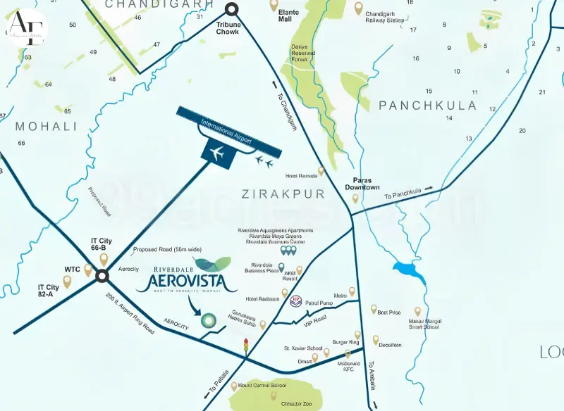Riverdale Aerovista Mohali | Premium Villas, Plots & Floors in Aerocity | Best Residential Projects in Mohali