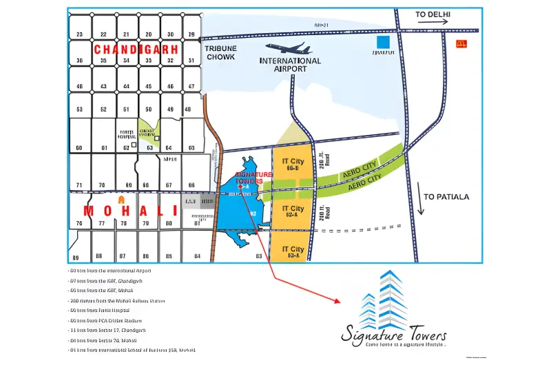 KLV Signature Towers Mohali - 4 BHK Flats Sector 66A