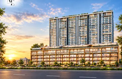 Front Elevation of Gillco Meraqui Residential Project