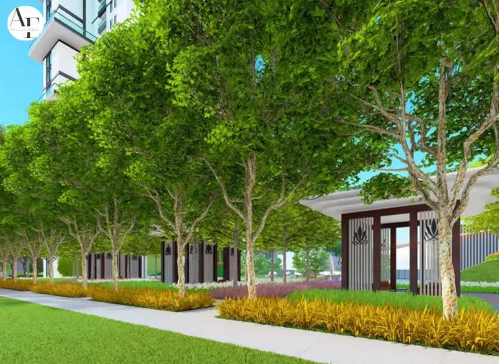 Jogging track and open green spaces at The Tiara New Chandigarh