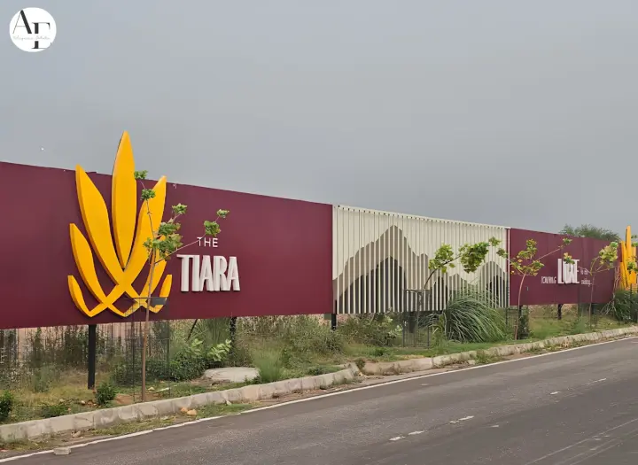 Main Road View of The Tiara New Chandigarh